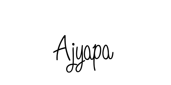 How to make Ajyapa name signature. Use Angelique-Rose-font-FFP style for creating short signs online. This is the latest handwritten sign. Ajyapa signature style 5 images and pictures png