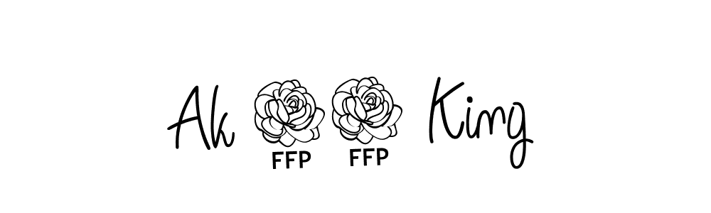 Similarly Angelique-Rose-font-FFP is the best handwritten signature design. Signature creator online .You can use it as an online autograph creator for name Ak 47 King. Ak 47 King signature style 5 images and pictures png