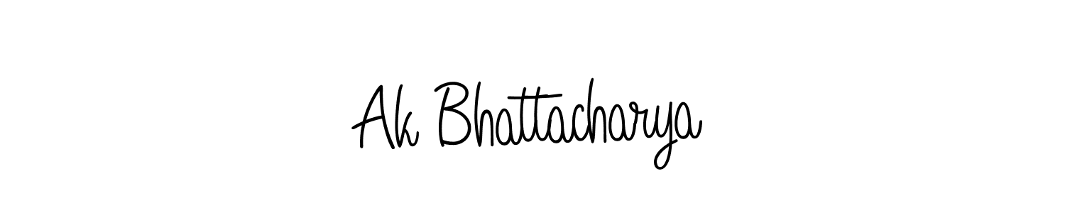 Make a short Ak Bhattacharya signature style. Manage your documents anywhere anytime using Angelique-Rose-font-FFP. Create and add eSignatures, submit forms, share and send files easily. Ak Bhattacharya signature style 5 images and pictures png