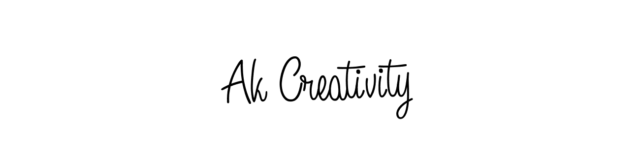 You can use this online signature creator to create a handwritten signature for the name Ak Creativity. This is the best online autograph maker. Ak Creativity signature style 5 images and pictures png