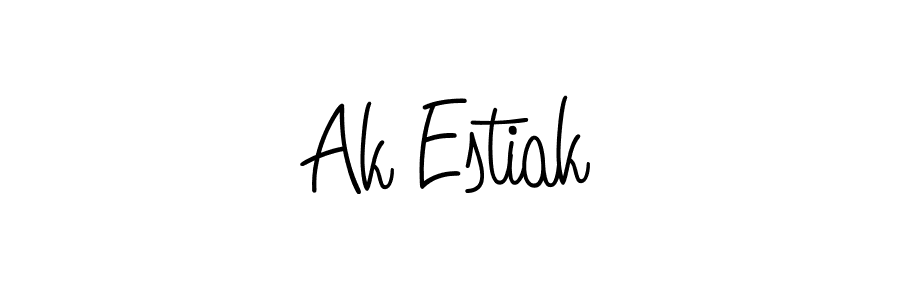 Make a short Ak Estiak signature style. Manage your documents anywhere anytime using Angelique-Rose-font-FFP. Create and add eSignatures, submit forms, share and send files easily. Ak Estiak signature style 5 images and pictures png