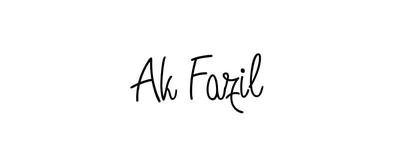 It looks lik you need a new signature style for name Ak Fazil. Design unique handwritten (Angelique-Rose-font-FFP) signature with our free signature maker in just a few clicks. Ak Fazil signature style 5 images and pictures png