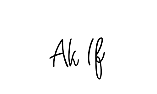 Make a beautiful signature design for name Ak If. Use this online signature maker to create a handwritten signature for free. Ak If signature style 5 images and pictures png