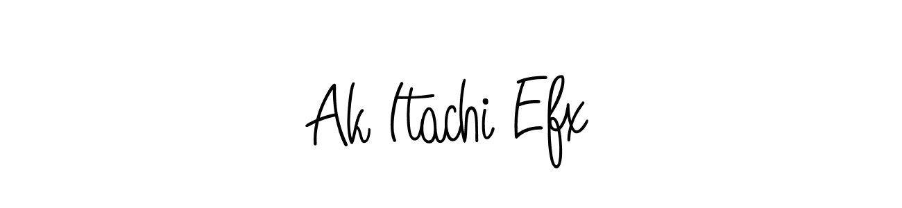 How to make Ak Itachi Efx name signature. Use Angelique-Rose-font-FFP style for creating short signs online. This is the latest handwritten sign. Ak Itachi Efx signature style 5 images and pictures png