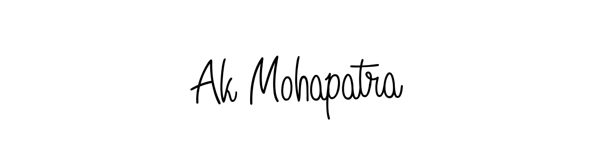 Make a beautiful signature design for name Ak Mohapatra. With this signature (Angelique-Rose-font-FFP) style, you can create a handwritten signature for free. Ak Mohapatra signature style 5 images and pictures png