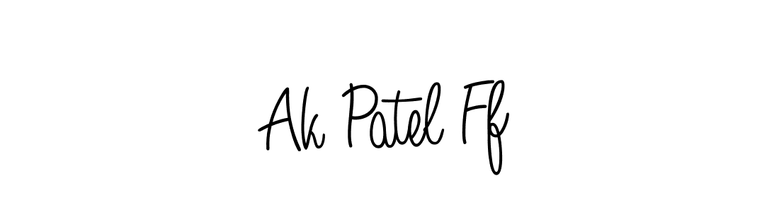 Make a short Ak Patel Ff signature style. Manage your documents anywhere anytime using Angelique-Rose-font-FFP. Create and add eSignatures, submit forms, share and send files easily. Ak Patel Ff signature style 5 images and pictures png