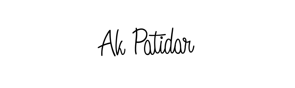 Angelique-Rose-font-FFP is a professional signature style that is perfect for those who want to add a touch of class to their signature. It is also a great choice for those who want to make their signature more unique. Get Ak Patidar name to fancy signature for free. Ak Patidar signature style 5 images and pictures png