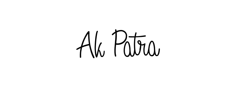 Also we have Ak Patra name is the best signature style. Create professional handwritten signature collection using Angelique-Rose-font-FFP autograph style. Ak Patra signature style 5 images and pictures png