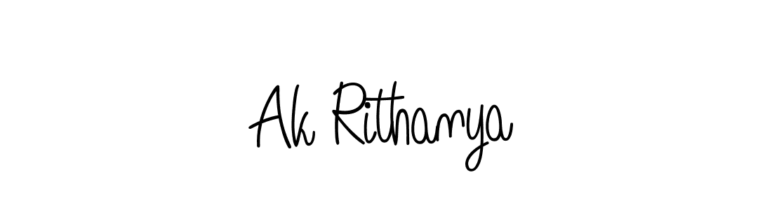 How to Draw Ak Rithanya signature style? Angelique-Rose-font-FFP is a latest design signature styles for name Ak Rithanya. Ak Rithanya signature style 5 images and pictures png