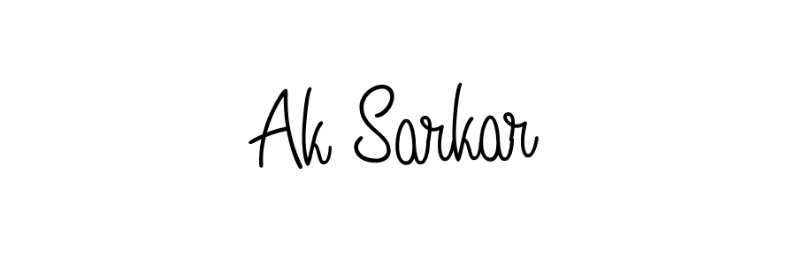 Ak Sarkar stylish signature style. Best Handwritten Sign (Angelique-Rose-font-FFP) for my name. Handwritten Signature Collection Ideas for my name Ak Sarkar. Ak Sarkar signature style 5 images and pictures png