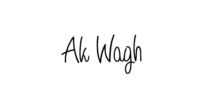 The best way (Angelique-Rose-font-FFP) to make a short signature is to pick only two or three words in your name. The name Ak Wagh include a total of six letters. For converting this name. Ak Wagh signature style 5 images and pictures png