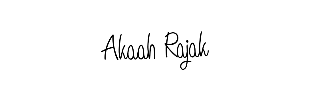 Make a beautiful signature design for name Akaah Rajak. Use this online signature maker to create a handwritten signature for free. Akaah Rajak signature style 5 images and pictures png