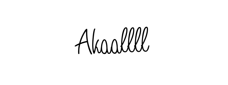 Make a beautiful signature design for name Akaallll. Use this online signature maker to create a handwritten signature for free. Akaallll signature style 5 images and pictures png