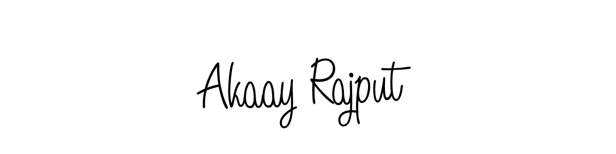 The best way (Angelique-Rose-font-FFP) to make a short signature is to pick only two or three words in your name. The name Akaay Rajput include a total of six letters. For converting this name. Akaay Rajput signature style 5 images and pictures png