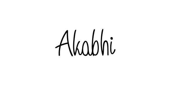 Make a beautiful signature design for name Akabhi. Use this online signature maker to create a handwritten signature for free. Akabhi signature style 5 images and pictures png