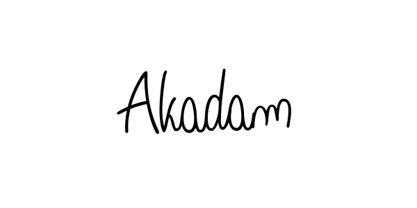 Here are the top 10 professional signature styles for the name Akadam. These are the best autograph styles you can use for your name. Akadam signature style 5 images and pictures png