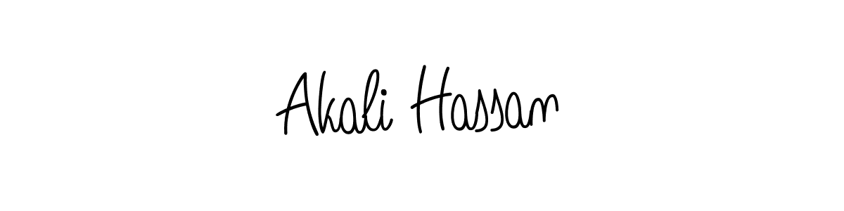 Also we have Akali Hassan name is the best signature style. Create professional handwritten signature collection using Angelique-Rose-font-FFP autograph style. Akali Hassan signature style 5 images and pictures png