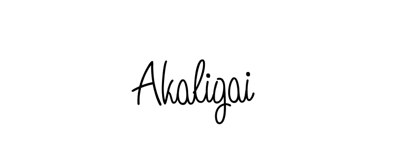 Design your own signature with our free online signature maker. With this signature software, you can create a handwritten (Angelique-Rose-font-FFP) signature for name Akaligai. Akaligai signature style 5 images and pictures png