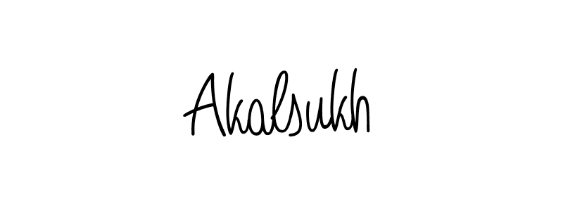 How to make Akalsukh name signature. Use Angelique-Rose-font-FFP style for creating short signs online. This is the latest handwritten sign. Akalsukh signature style 5 images and pictures png