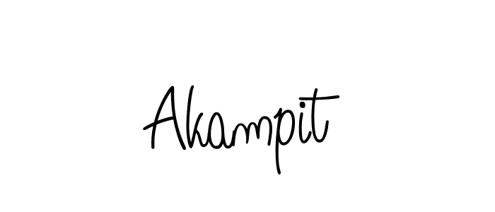 How to make Akampit signature? Angelique-Rose-font-FFP is a professional autograph style. Create handwritten signature for Akampit name. Akampit signature style 5 images and pictures png