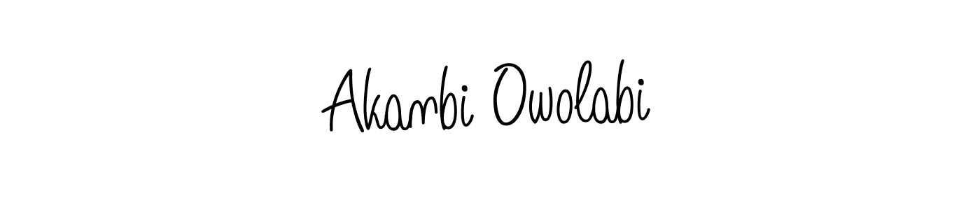 It looks lik you need a new signature style for name Akanbi Owolabi. Design unique handwritten (Angelique-Rose-font-FFP) signature with our free signature maker in just a few clicks. Akanbi Owolabi signature style 5 images and pictures png
