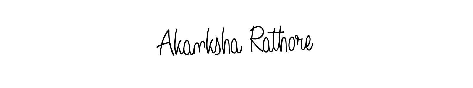 You should practise on your own different ways (Angelique-Rose-font-FFP) to write your name (Akanksha Rathore) in signature. don't let someone else do it for you. Akanksha Rathore signature style 5 images and pictures png