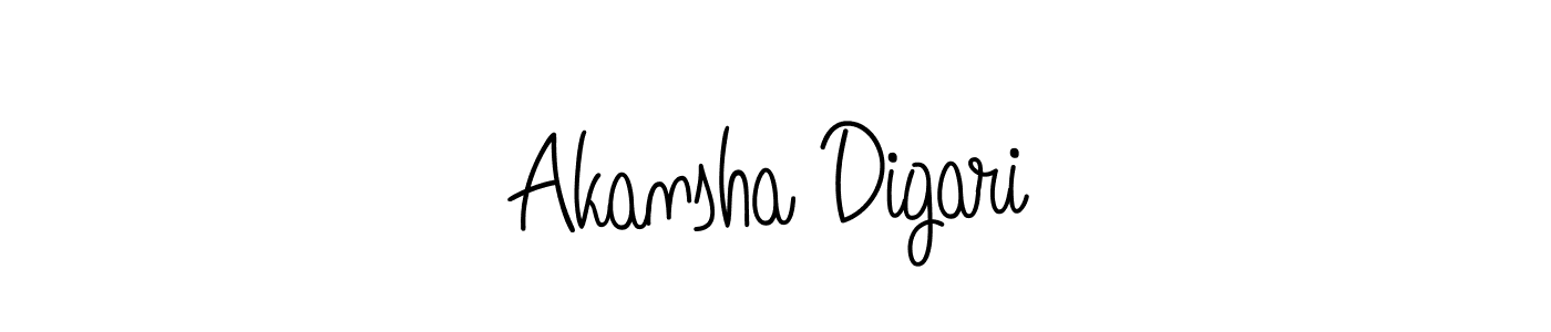 Check out images of Autograph of Akansha Digari name. Actor Akansha Digari Signature Style. Angelique-Rose-font-FFP is a professional sign style online. Akansha Digari signature style 5 images and pictures png