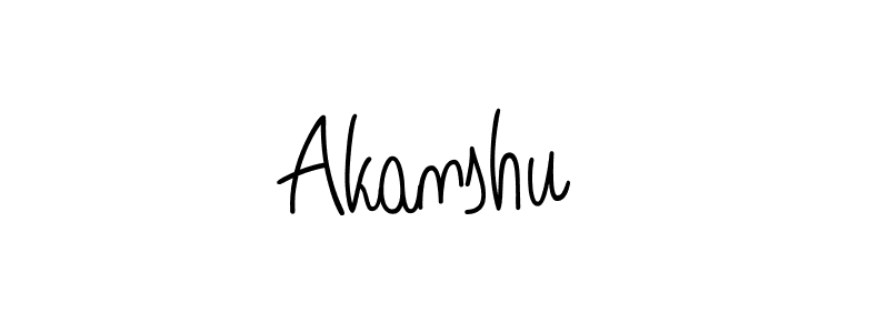 Make a beautiful signature design for name Akanshu . Use this online signature maker to create a handwritten signature for free. Akanshu  signature style 5 images and pictures png