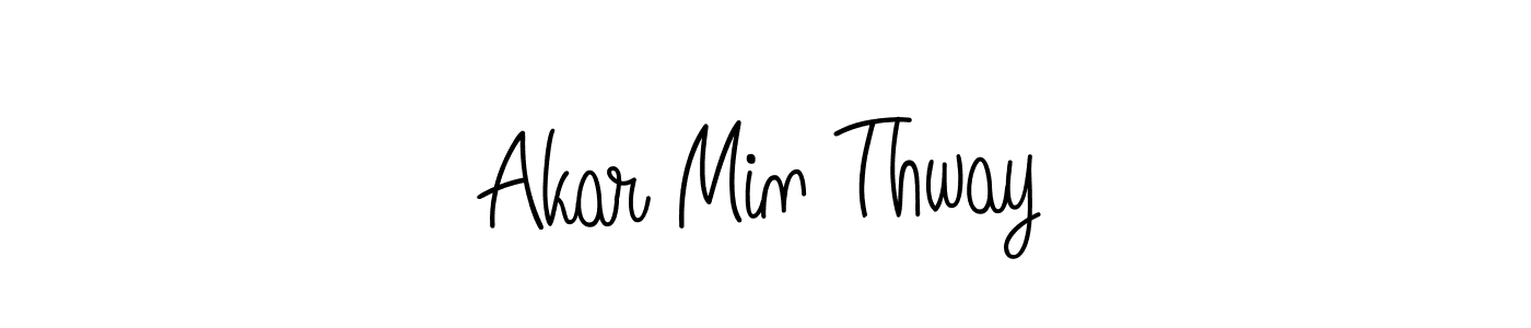 See photos of Akar Min Thway official signature by Spectra . Check more albums & portfolios. Read reviews & check more about Angelique-Rose-font-FFP font. Akar Min Thway signature style 5 images and pictures png