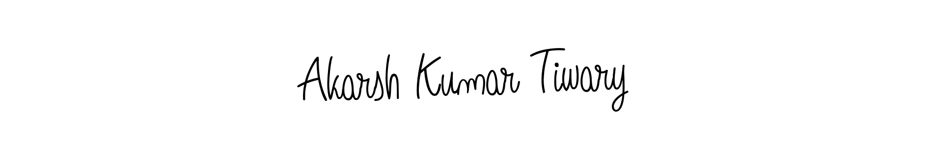The best way (Angelique-Rose-font-FFP) to make a short signature is to pick only two or three words in your name. The name Akarsh Kumar Tiwary include a total of six letters. For converting this name. Akarsh Kumar Tiwary signature style 5 images and pictures png