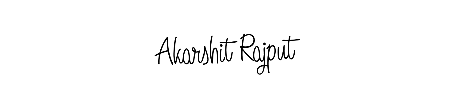 Make a beautiful signature design for name Akarshit Rajput. With this signature (Angelique-Rose-font-FFP) style, you can create a handwritten signature for free. Akarshit Rajput signature style 5 images and pictures png