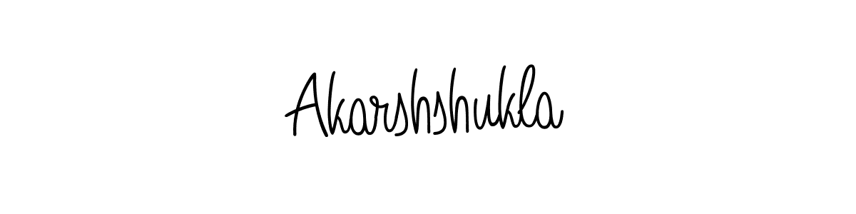 The best way (Angelique-Rose-font-FFP) to make a short signature is to pick only two or three words in your name. The name Akarshshukla include a total of six letters. For converting this name. Akarshshukla signature style 5 images and pictures png