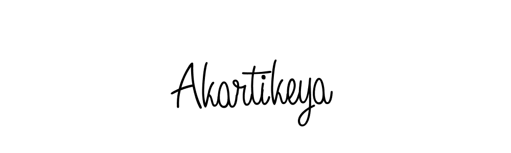 Make a beautiful signature design for name Akartikeya. With this signature (Angelique-Rose-font-FFP) style, you can create a handwritten signature for free. Akartikeya signature style 5 images and pictures png