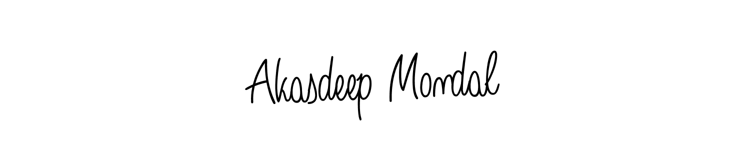 How to Draw Akasdeep Mondal signature style? Angelique-Rose-font-FFP is a latest design signature styles for name Akasdeep Mondal. Akasdeep Mondal signature style 5 images and pictures png