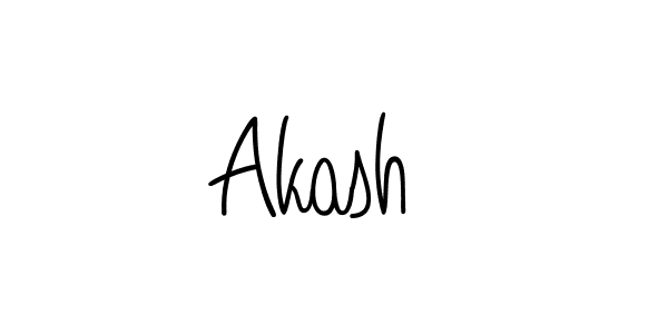 Make a beautiful signature design for name Akash . With this signature (Angelique-Rose-font-FFP) style, you can create a handwritten signature for free. Akash  signature style 5 images and pictures png