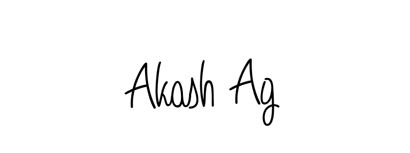 How to Draw Akash Ag signature style? Angelique-Rose-font-FFP is a latest design signature styles for name Akash Ag. Akash Ag signature style 5 images and pictures png