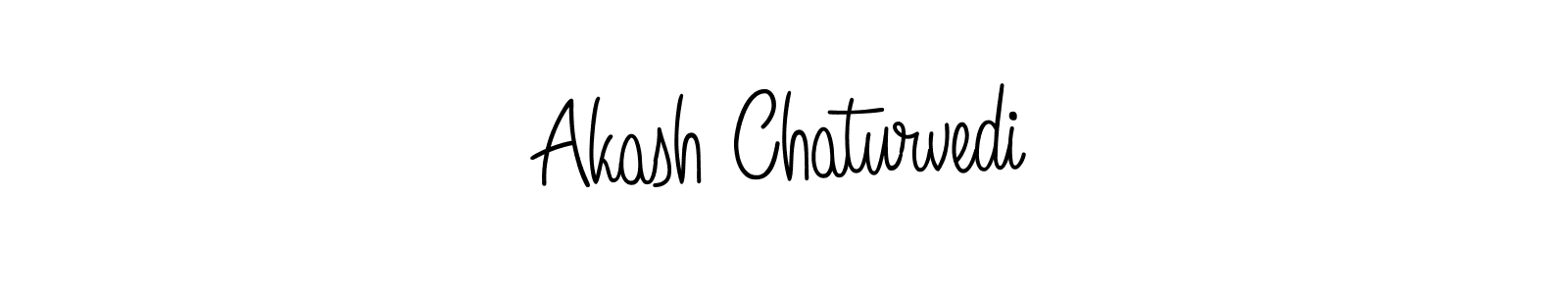 How to make Akash Chaturvedi name signature. Use Angelique-Rose-font-FFP style for creating short signs online. This is the latest handwritten sign. Akash Chaturvedi signature style 5 images and pictures png