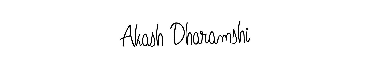 Best and Professional Signature Style for Akash Dharamshi. Angelique-Rose-font-FFP Best Signature Style Collection. Akash Dharamshi signature style 5 images and pictures png