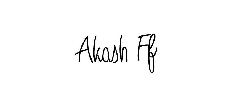 Angelique-Rose-font-FFP is a professional signature style that is perfect for those who want to add a touch of class to their signature. It is also a great choice for those who want to make their signature more unique. Get Akash Ff name to fancy signature for free. Akash Ff signature style 5 images and pictures png