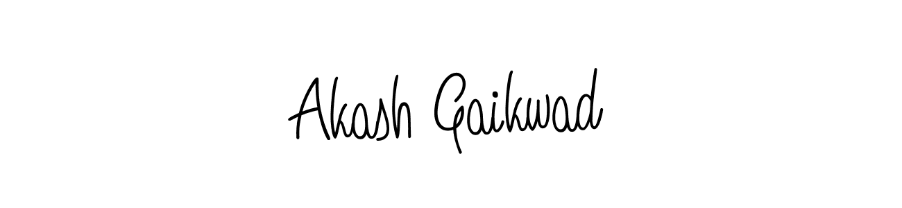 Also we have Akash Gaikwad name is the best signature style. Create professional handwritten signature collection using Angelique-Rose-font-FFP autograph style. Akash Gaikwad signature style 5 images and pictures png