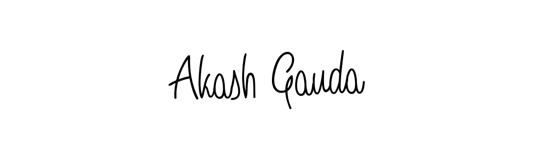Angelique-Rose-font-FFP is a professional signature style that is perfect for those who want to add a touch of class to their signature. It is also a great choice for those who want to make their signature more unique. Get Akash Gauda name to fancy signature for free. Akash Gauda signature style 5 images and pictures png