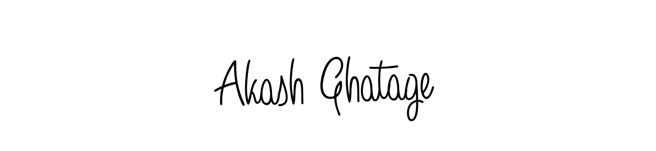 Akash Ghatage stylish signature style. Best Handwritten Sign (Angelique-Rose-font-FFP) for my name. Handwritten Signature Collection Ideas for my name Akash Ghatage. Akash Ghatage signature style 5 images and pictures png