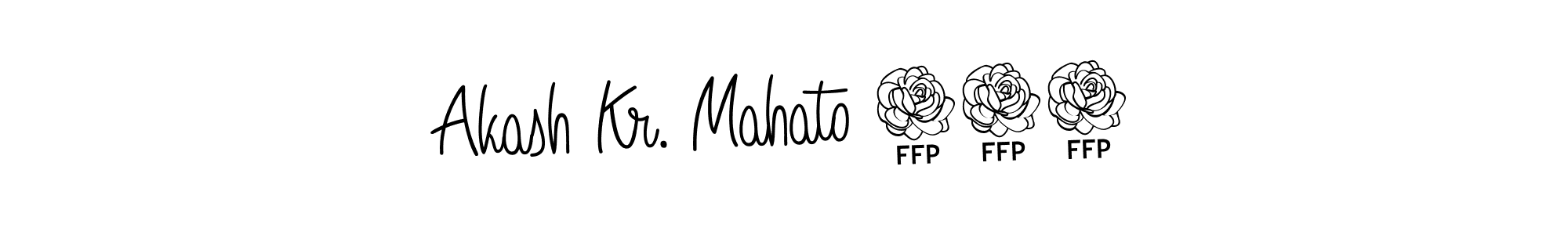 Best and Professional Signature Style for Akash Kr. Mahato 116. Angelique-Rose-font-FFP Best Signature Style Collection. Akash Kr. Mahato 116 signature style 5 images and pictures png