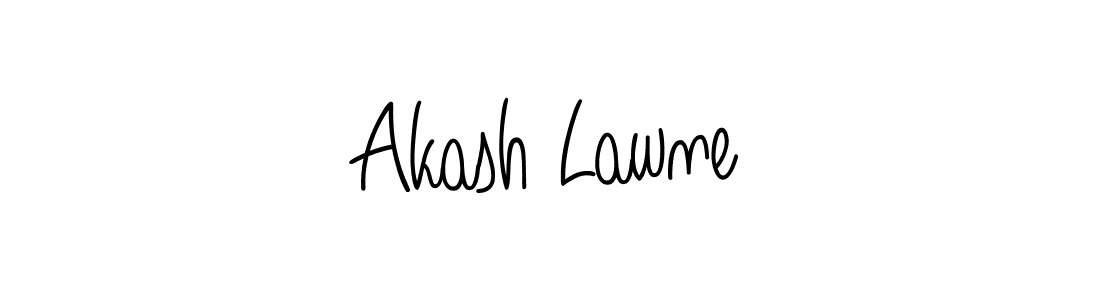 You should practise on your own different ways (Angelique-Rose-font-FFP) to write your name (Akash Lawne) in signature. don't let someone else do it for you. Akash Lawne signature style 5 images and pictures png