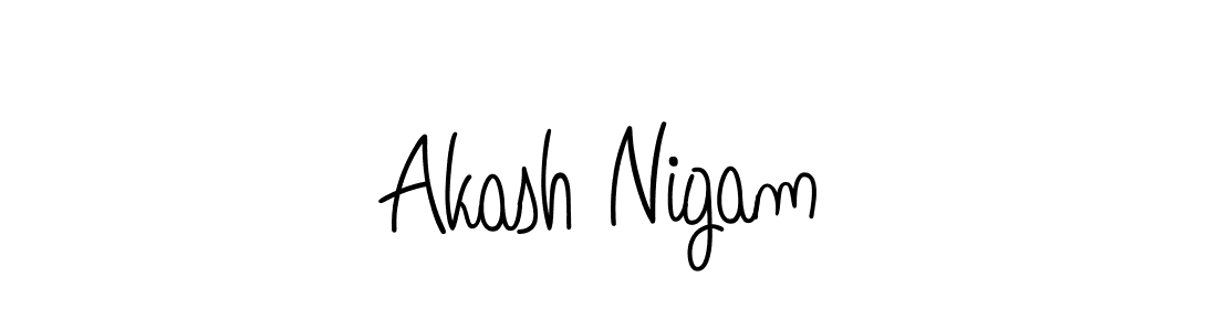 This is the best signature style for the Akash Nigam name. Also you like these signature font (Angelique-Rose-font-FFP). Mix name signature. Akash Nigam signature style 5 images and pictures png