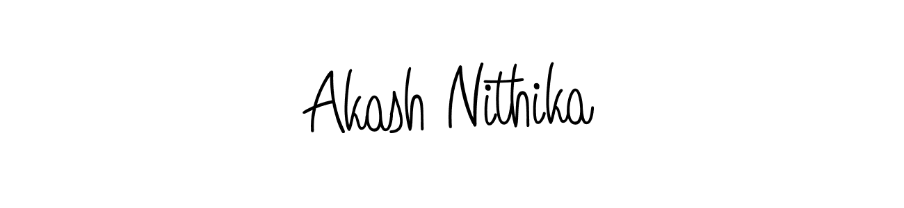 Create a beautiful signature design for name Akash Nithika. With this signature (Angelique-Rose-font-FFP) fonts, you can make a handwritten signature for free. Akash Nithika signature style 5 images and pictures png