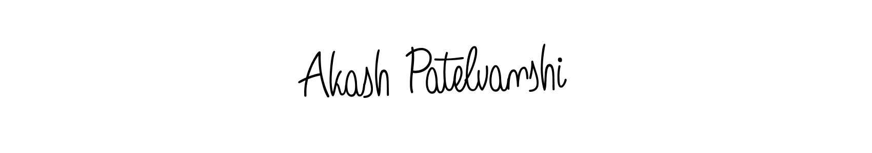 You should practise on your own different ways (Angelique-Rose-font-FFP) to write your name (Akash Patelvanshi) in signature. don't let someone else do it for you. Akash Patelvanshi signature style 5 images and pictures png