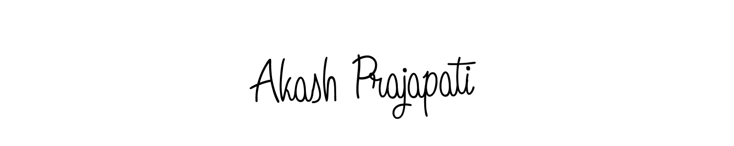 Make a short Akash Prajapati signature style. Manage your documents anywhere anytime using Angelique-Rose-font-FFP. Create and add eSignatures, submit forms, share and send files easily. Akash Prajapati signature style 5 images and pictures png