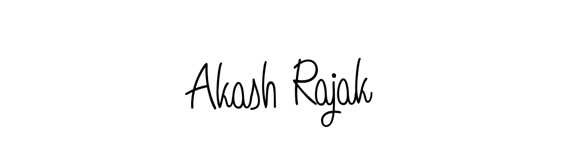 Make a beautiful signature design for name Akash Rajak. With this signature (Angelique-Rose-font-FFP) style, you can create a handwritten signature for free. Akash Rajak signature style 5 images and pictures png