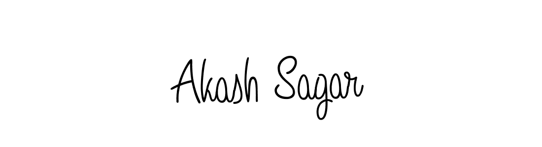 if you are searching for the best signature style for your name Akash Sagar. so please give up your signature search. here we have designed multiple signature styles  using Angelique-Rose-font-FFP. Akash Sagar signature style 5 images and pictures png